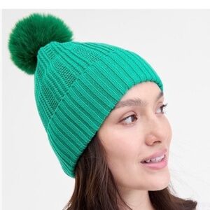 On 34th Rib Knit Beanie NWT